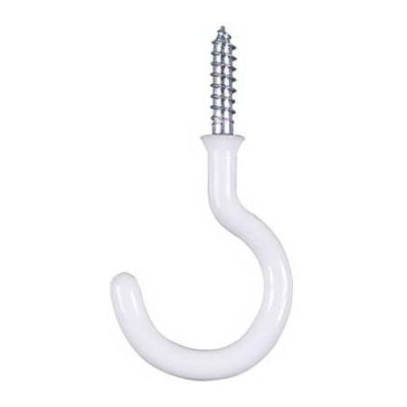 National Hardware 5PK 34 WHT Cup Hook N248-443